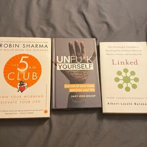 😬3/$15 Self improvement book bundle